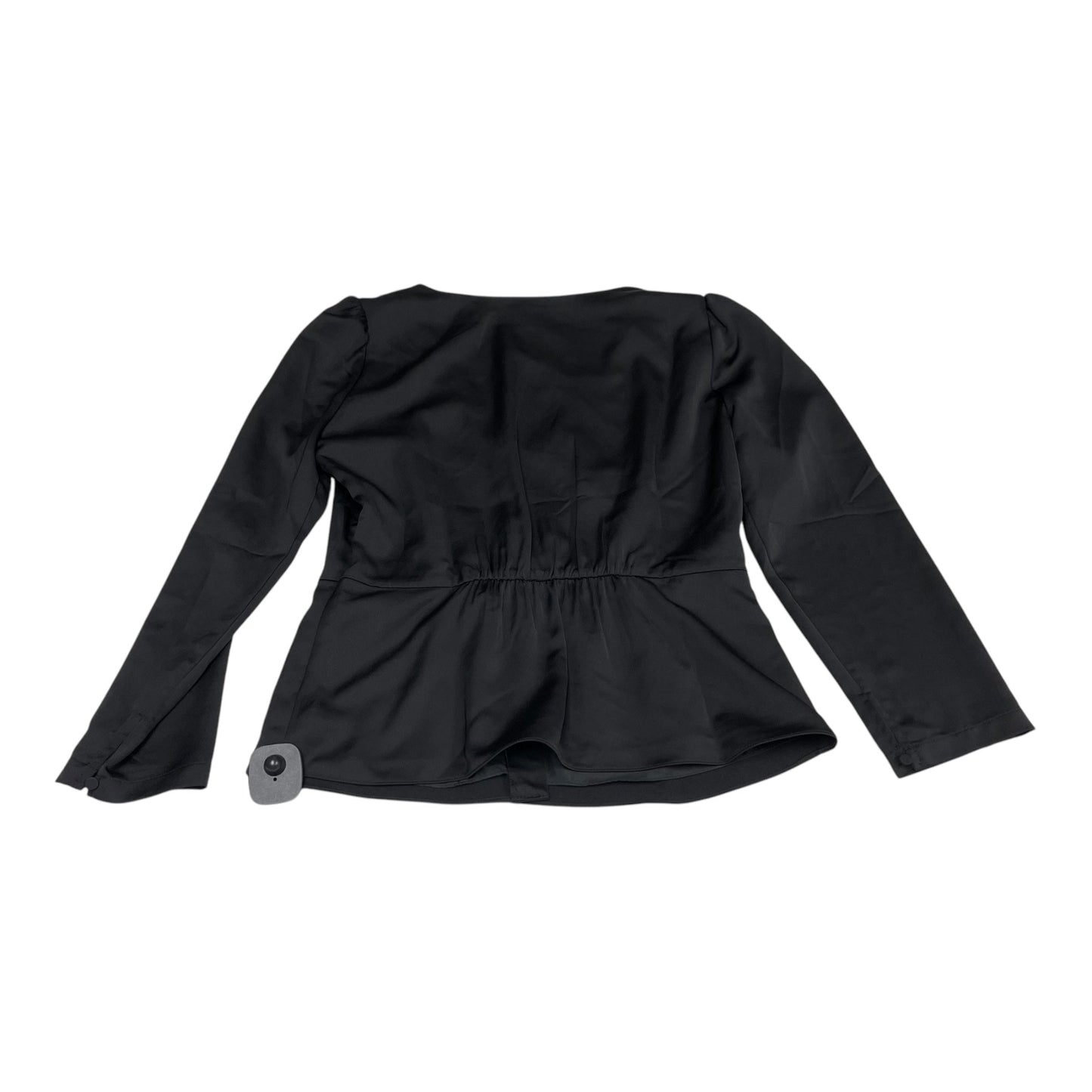 Blouse Long Sleeve By J. Crew In Black, Size: S