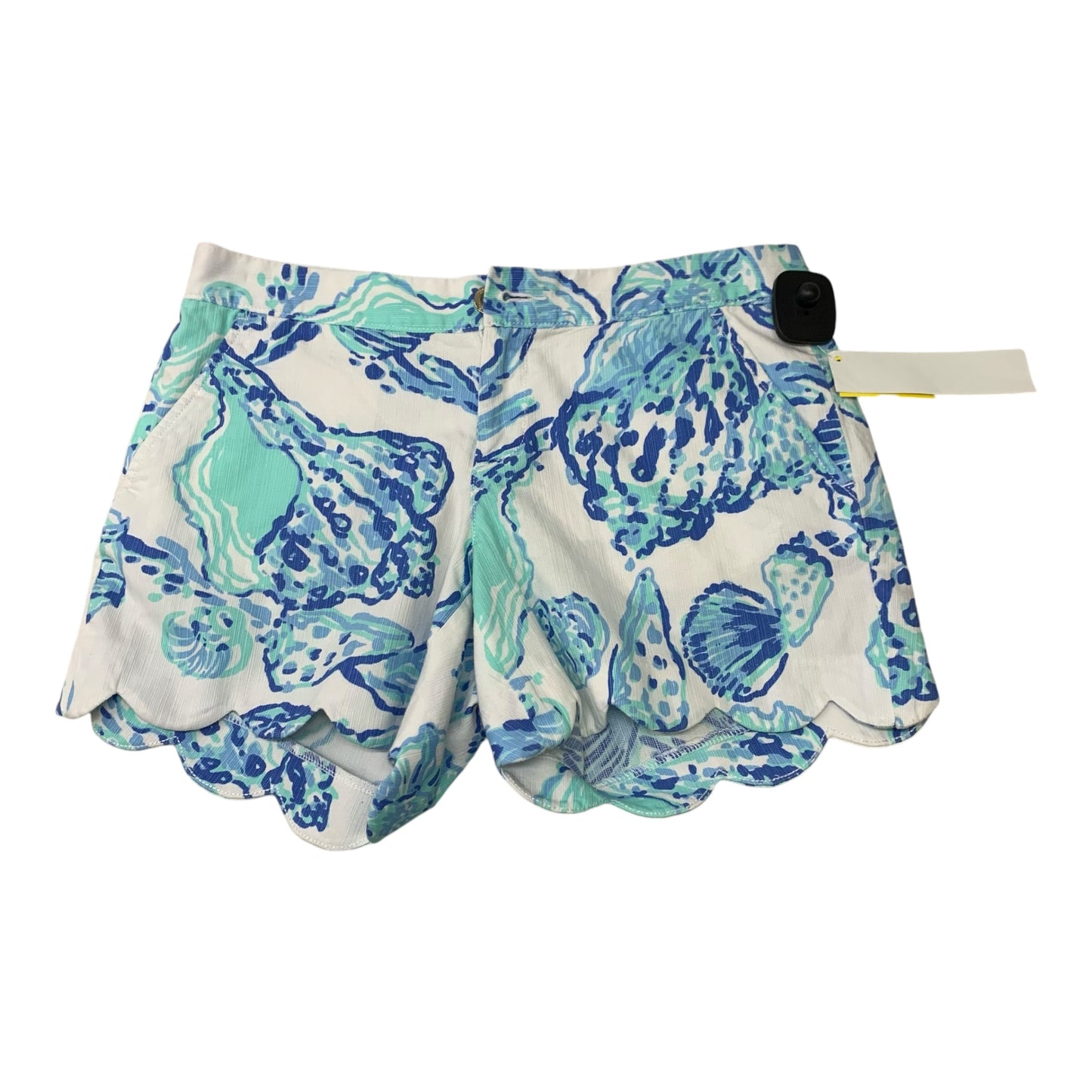 Shorts Designer By Lilly Pulitzer In Blue & White, Size: 4