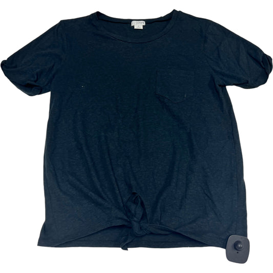 Top Short Sleeve By J. Crew In Black, Size: S