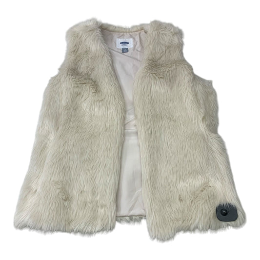 Vest Faux Fur & Sherpa By Old Navy In Cream, Size: M