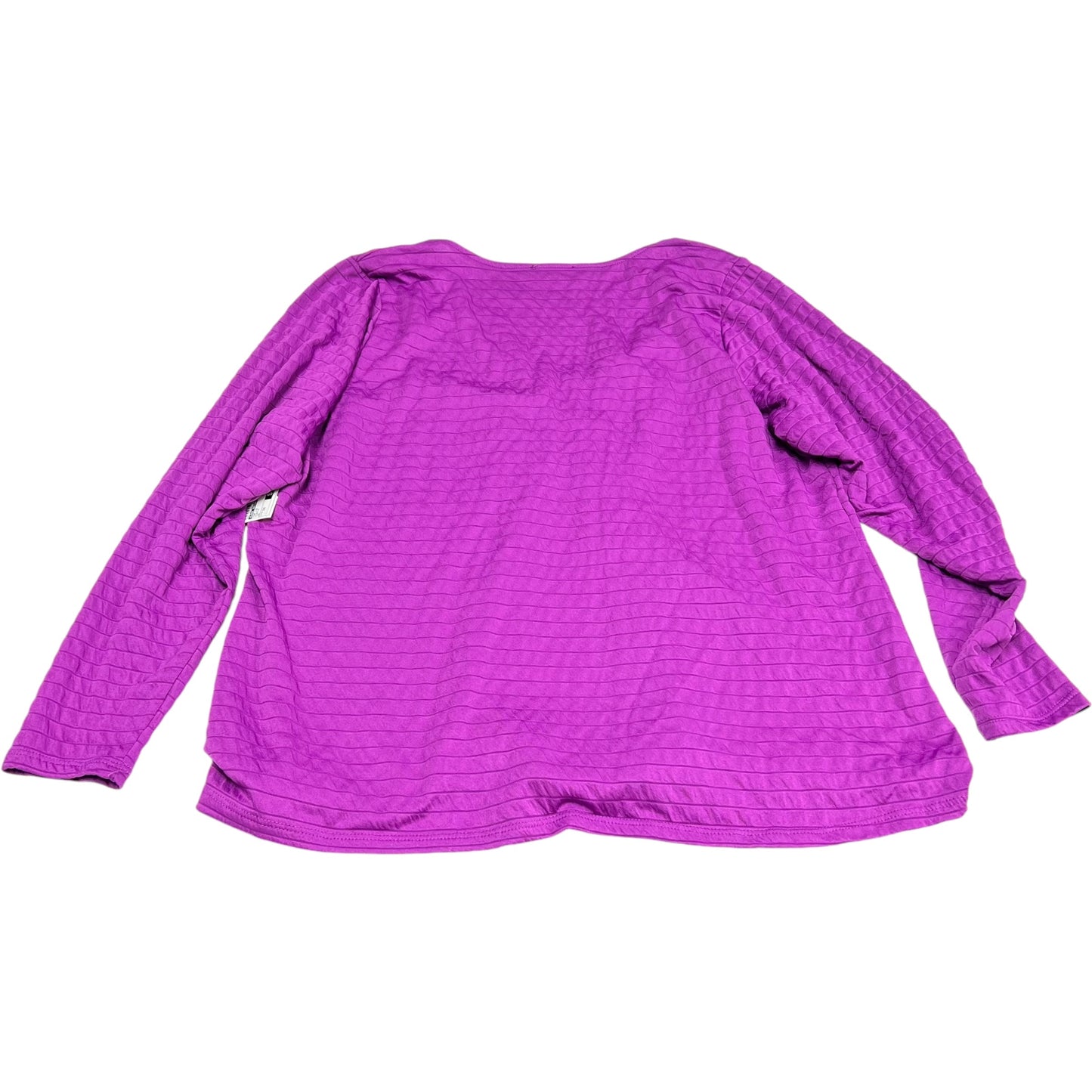 Top Long Sleeve By Lane Bryant In Purple, Size: 3x