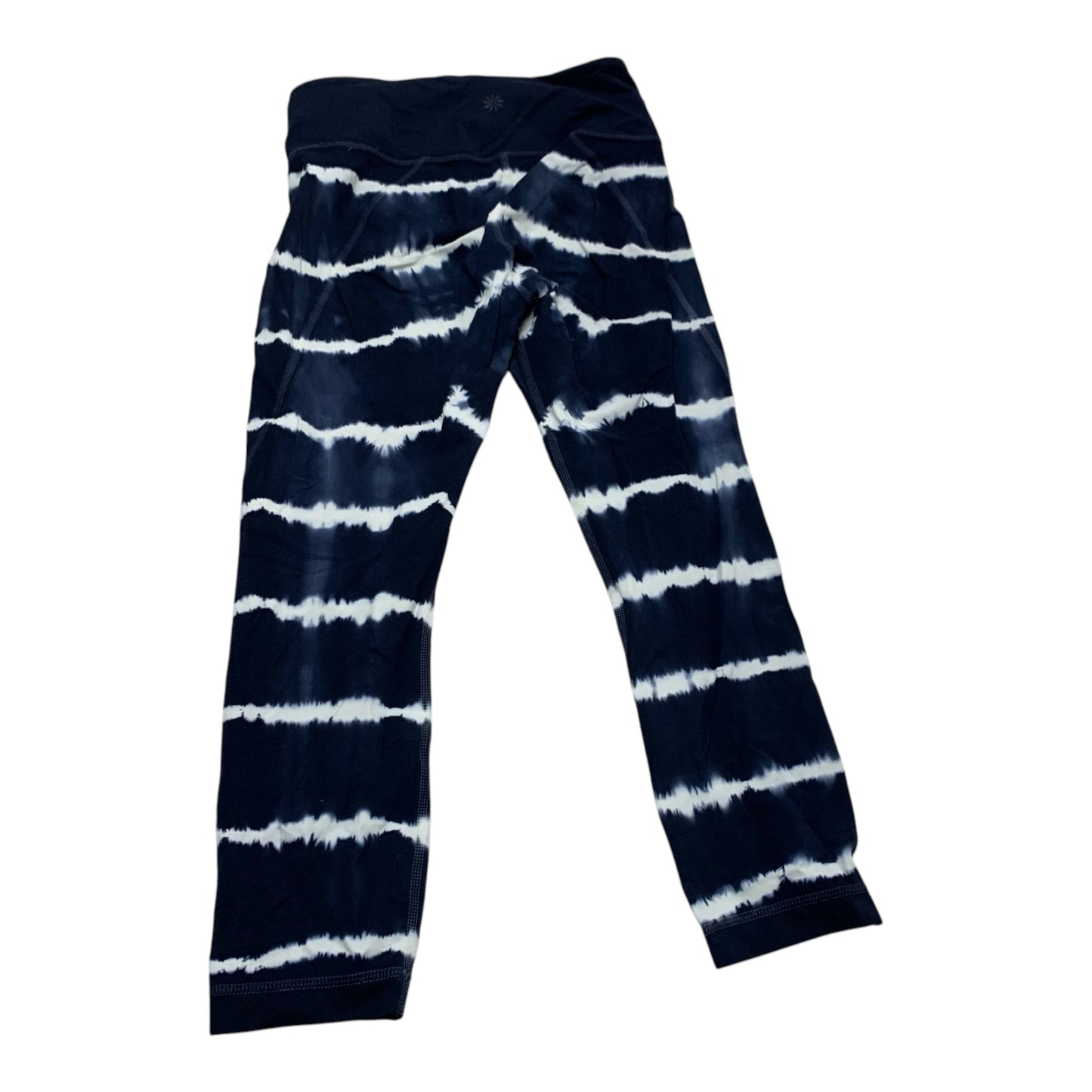 Athletic Capris By Athleta In Blue & White, Size: S