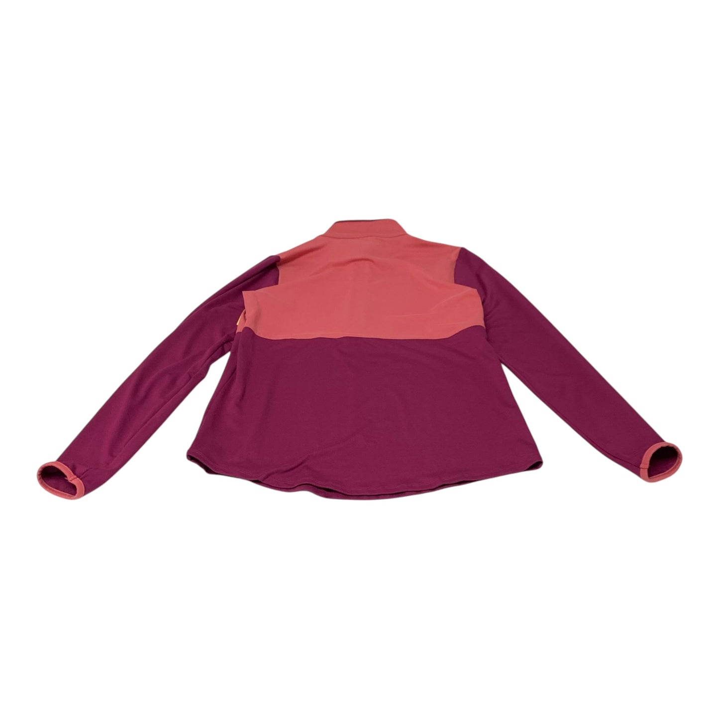 Sweatshirt Collar By Croft And Barrow In Pink & Purple, Size: S