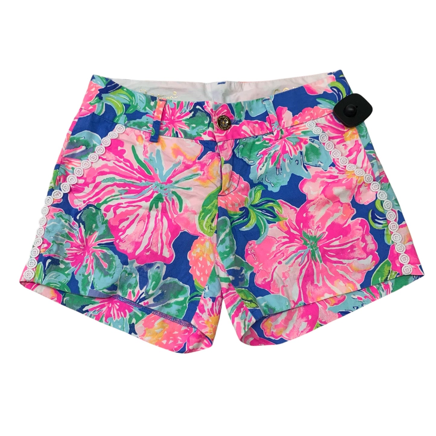 Shorts Designer By Lilly Pulitzer In Floral Print, Size: 0