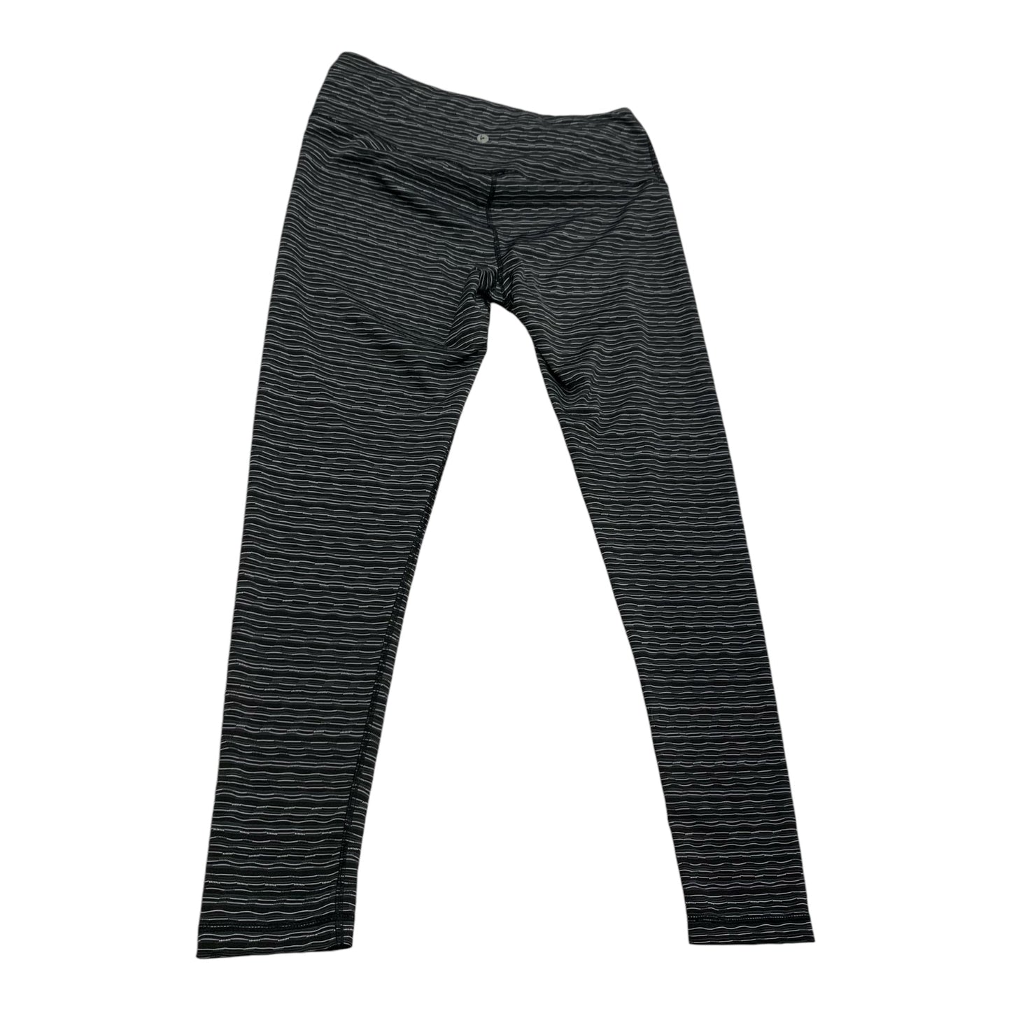 Athletic Leggings By 90 Degrees By Reflex In Black & Grey, Size: L