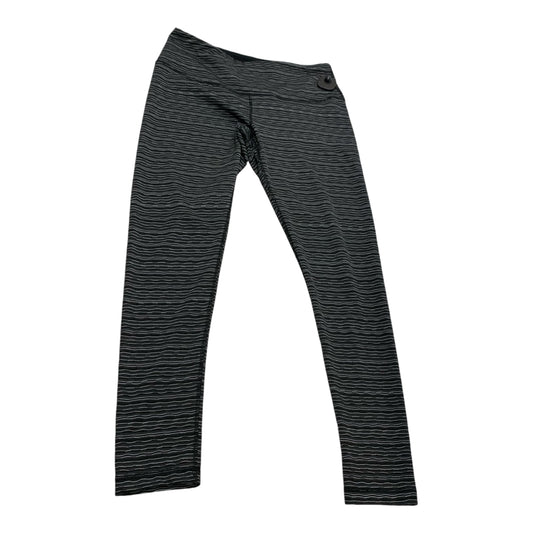 Athletic Leggings By 90 Degrees By Reflex In Black & Grey, Size: L