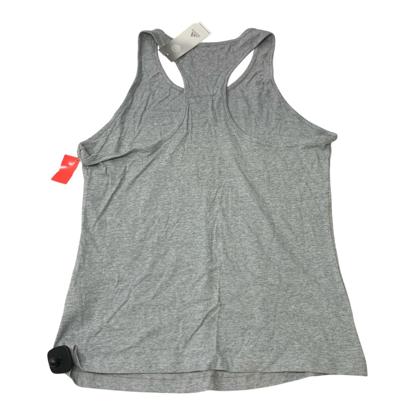 Athletic Tank Top By Adidas In Grey, Size: Xl