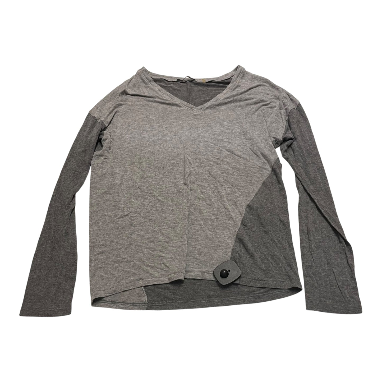 Top Long Sleeve By Tahari By Arthur Levine In Grey, Size: S