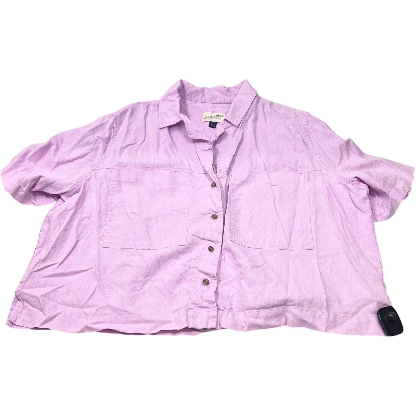 Top Short Sleeve By Universal Thread In Purple, Size: Xl