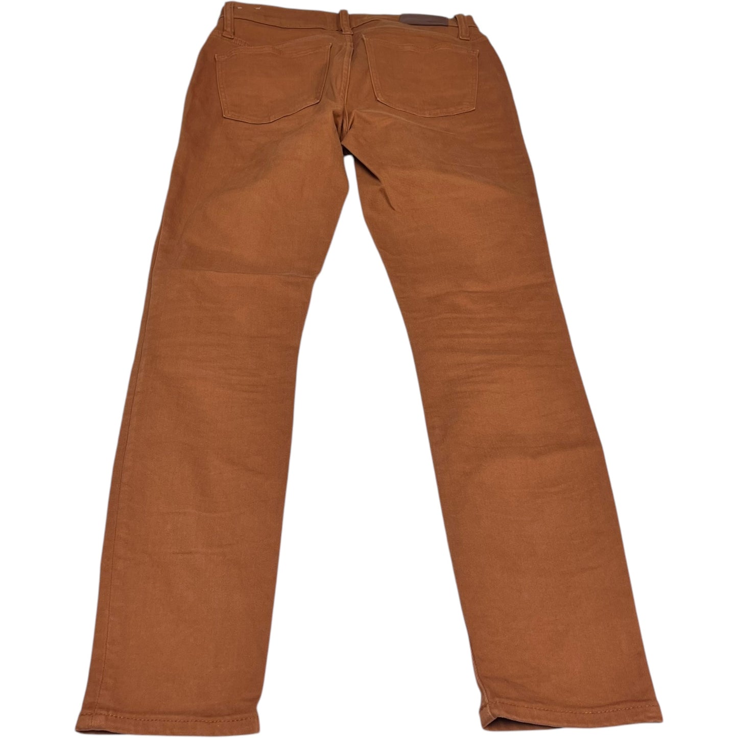 Jeans Skinny By Madewell In Orange Denim, Size: 2