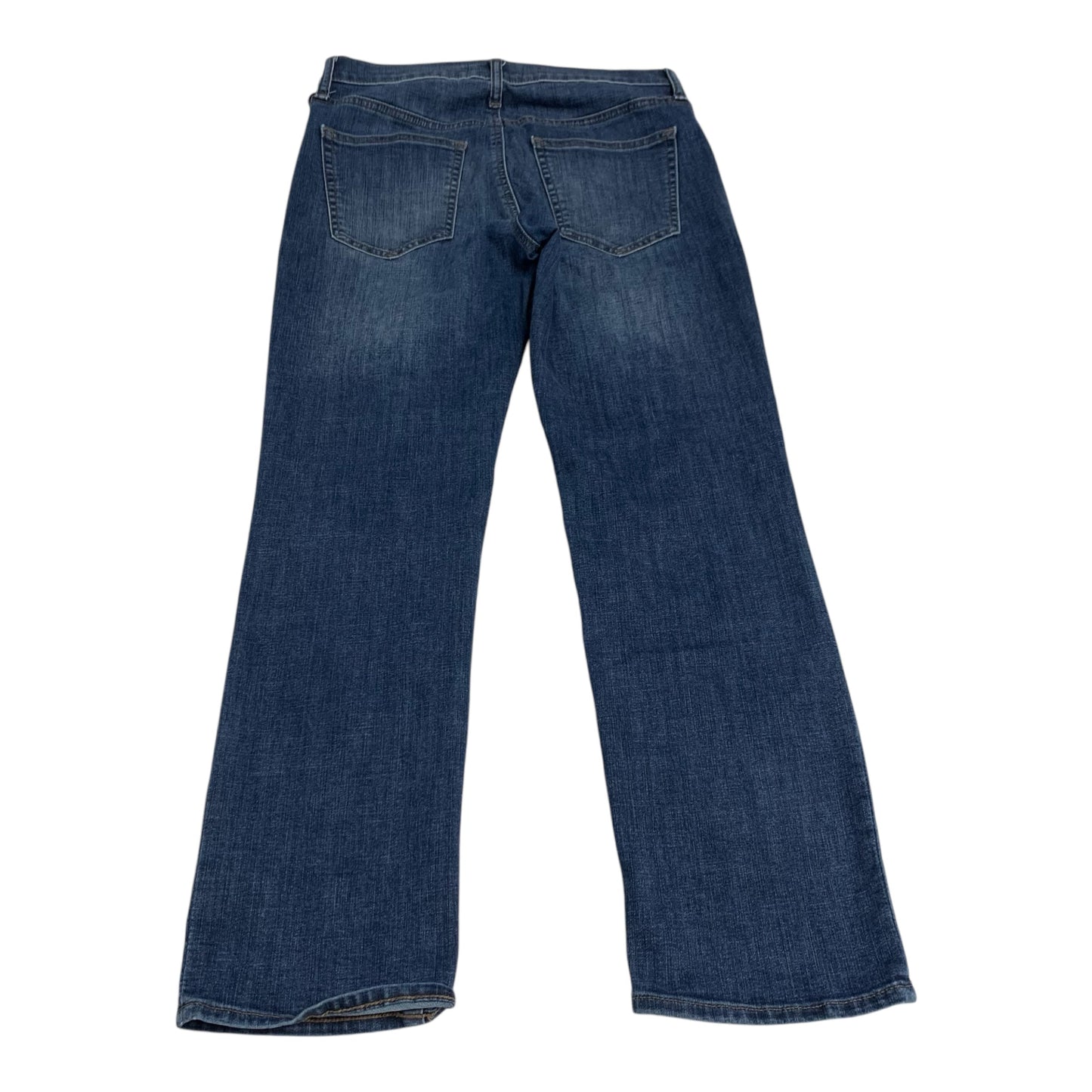 Jeans Straight By Gap In Blue Denim, Size: 8p