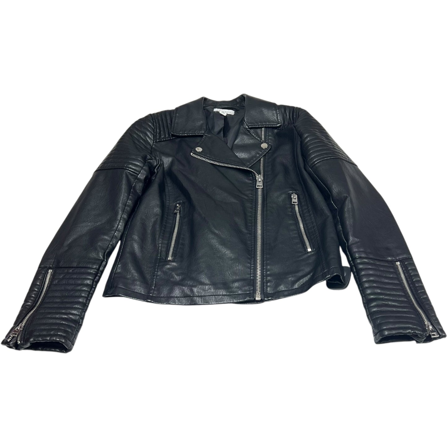 Jacket Moto By Top Shop In Black, Size: S