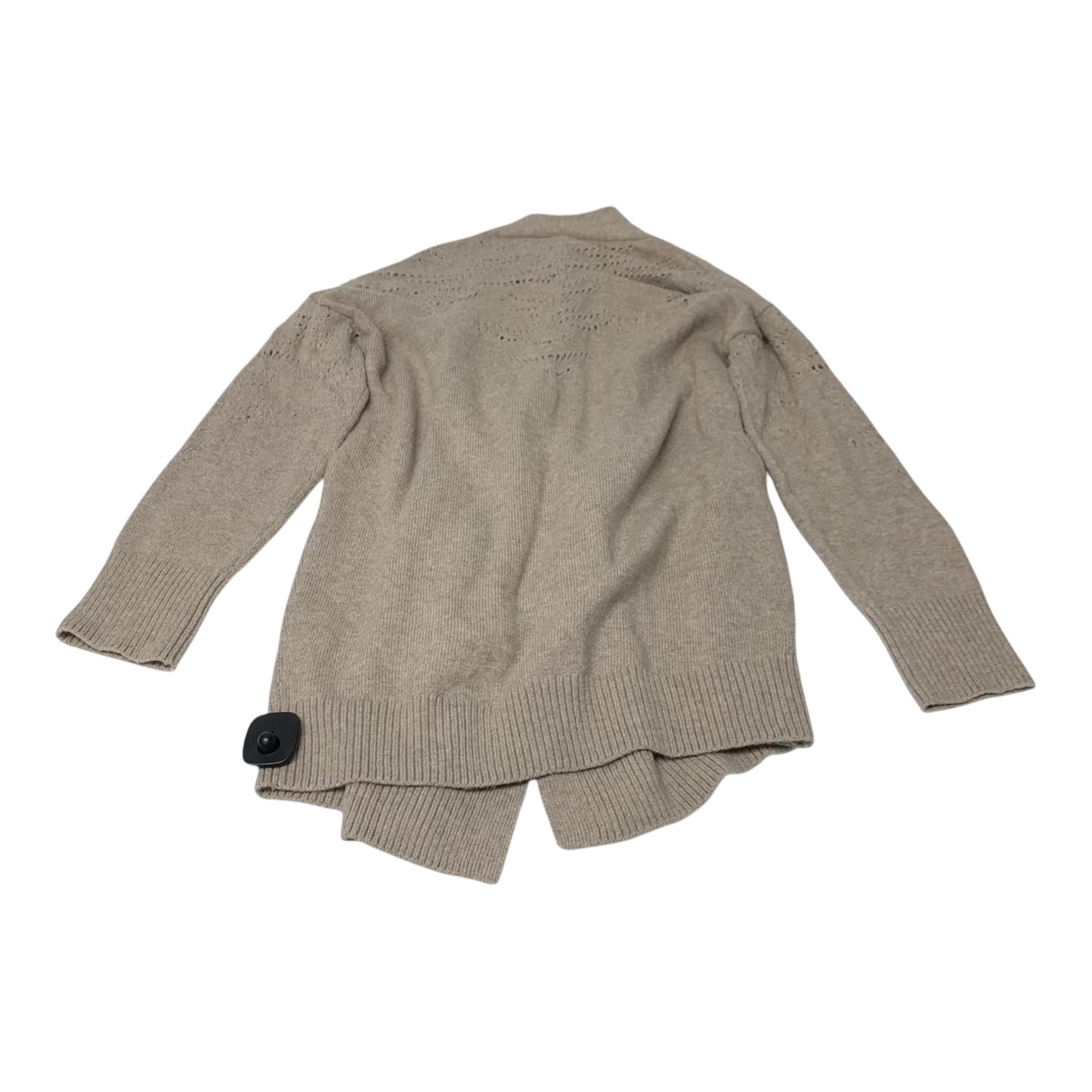 Cardigan By Lucky Brand In Beige, Size: L