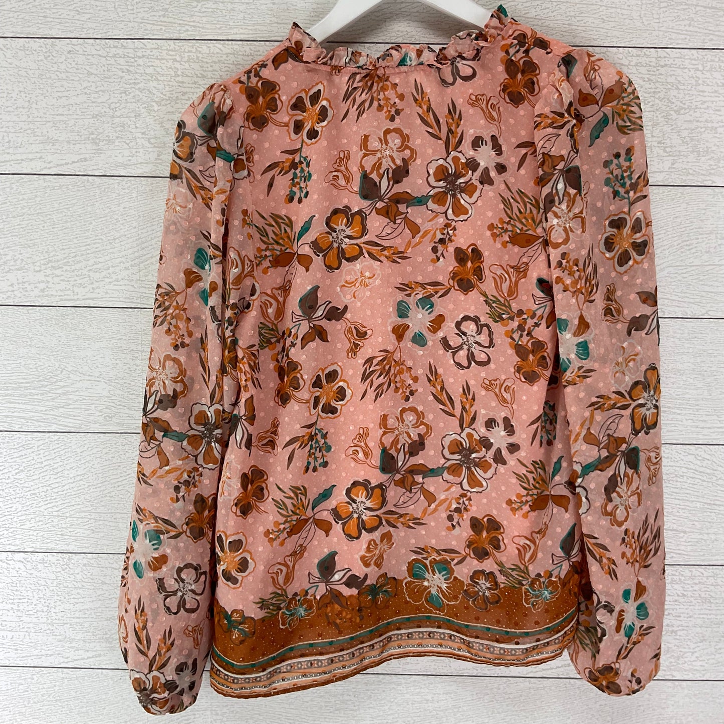 Top Long Sleeve By Joie In Pink, Size: Petite   S