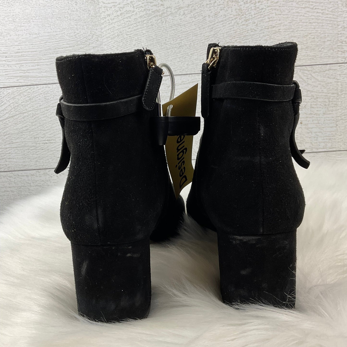 Boots Designer By Kate Spade In Black, Size: 8.5