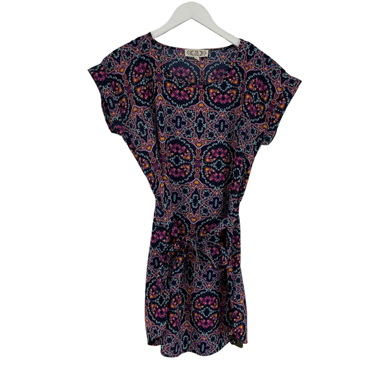 Dress Casual Short By Pink Rose In Blue & Pink, Size: M