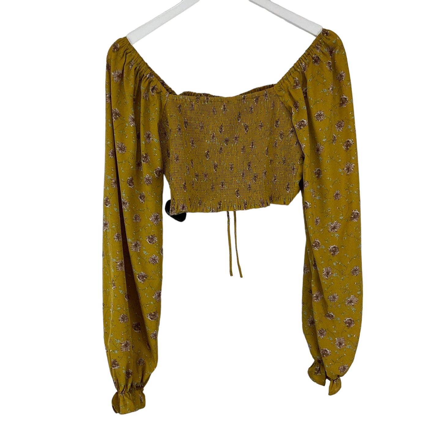 Yellow Top Long Sleeve Altard State, Size S