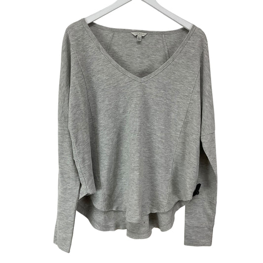 Top Long Sleeve Basic By Lucky Brand In Grey, Size: Xl