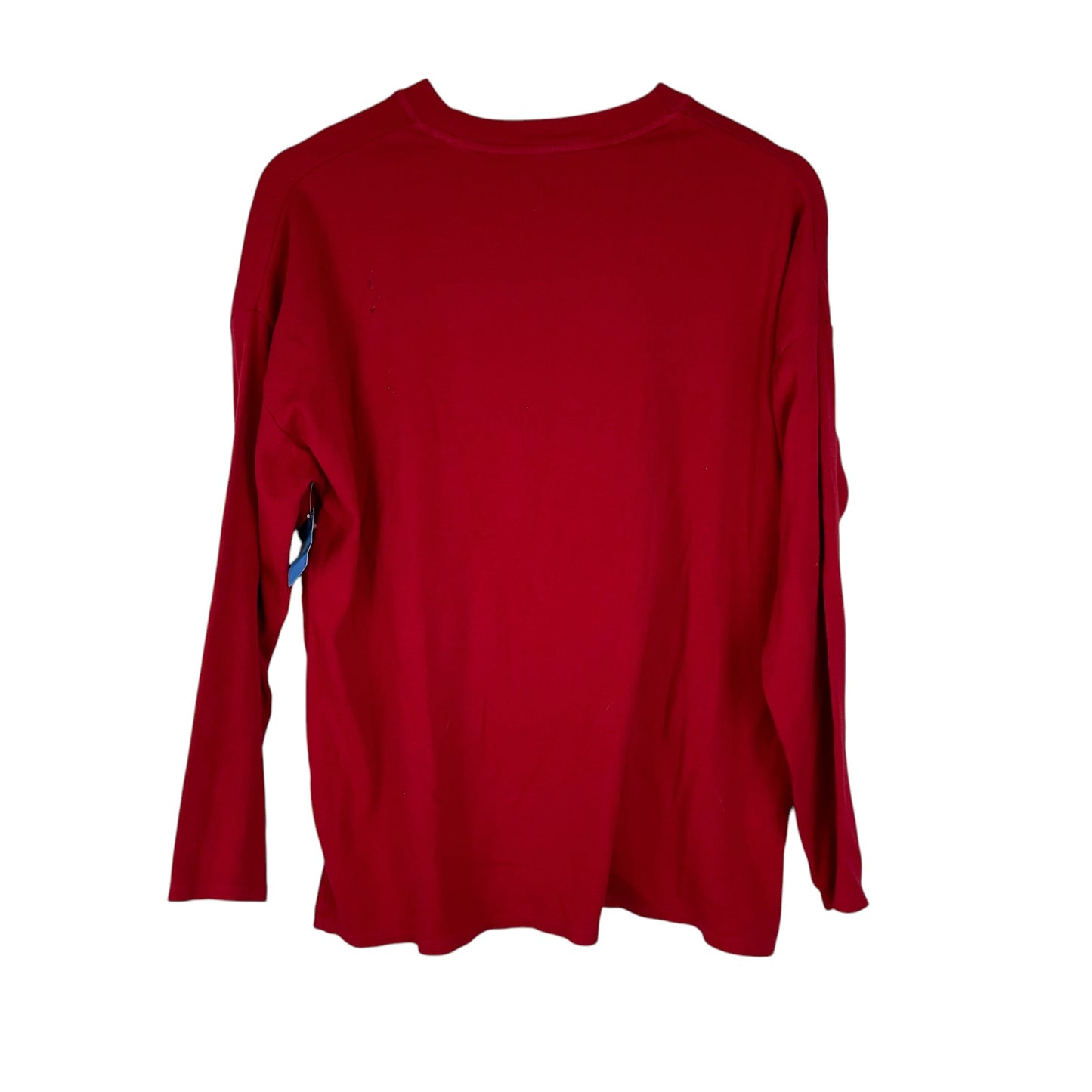 Top Long Sleeve Basic By Clothes Mentor In Red, Size: M