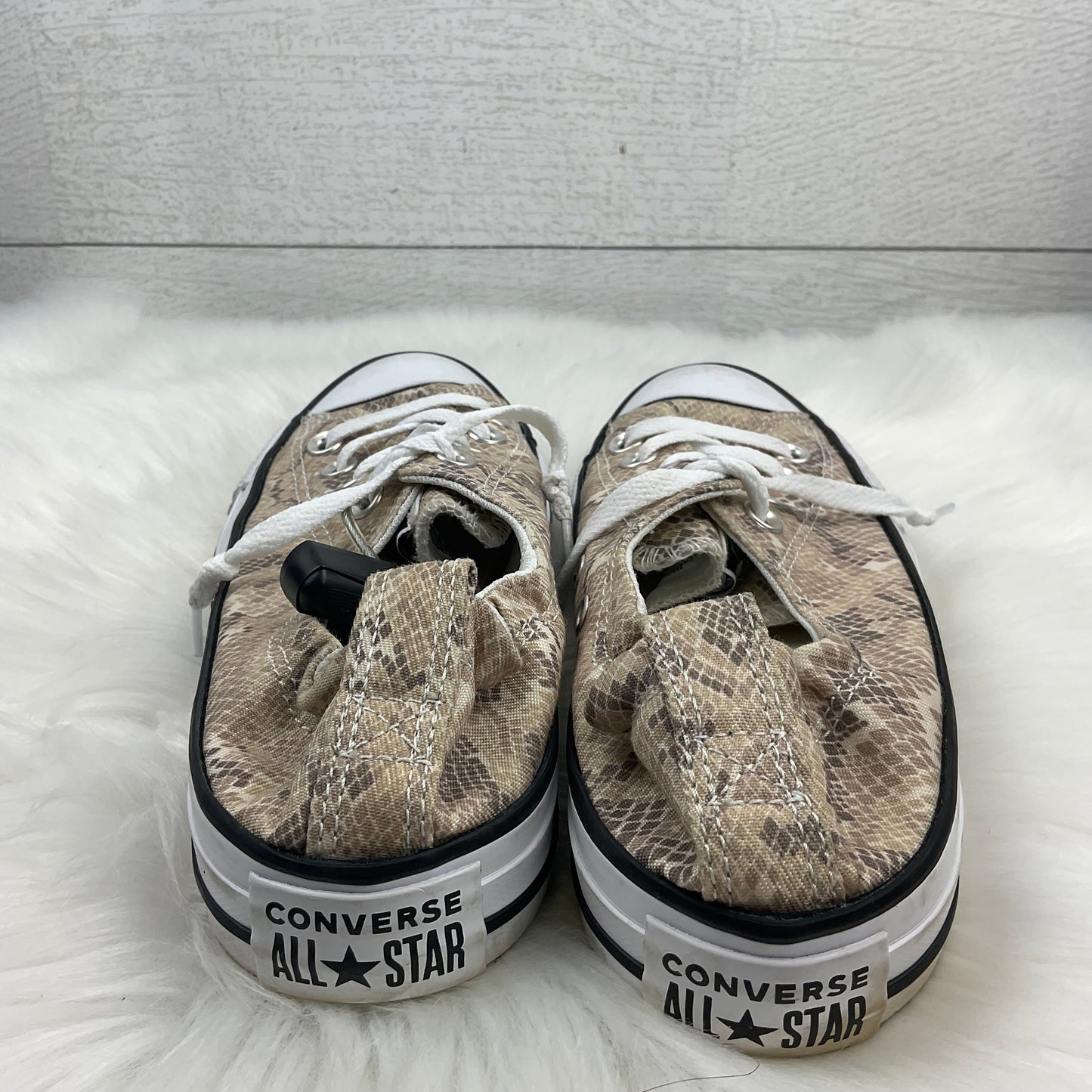 Shoes Sneakers By Converse In Snakeskin Print, Size: 8