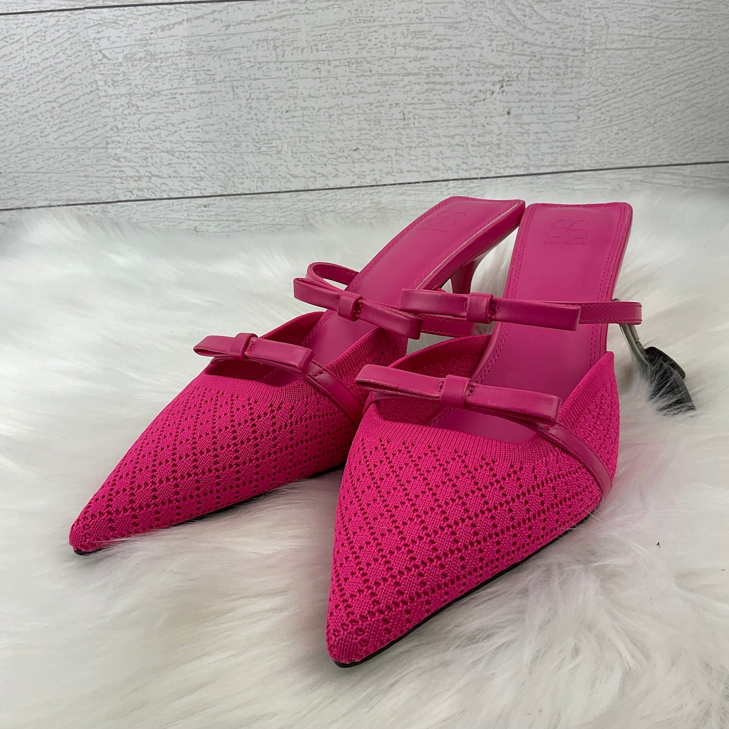 Shoes Heels Kitten By Clothes Mentor In Pink, Size: 9