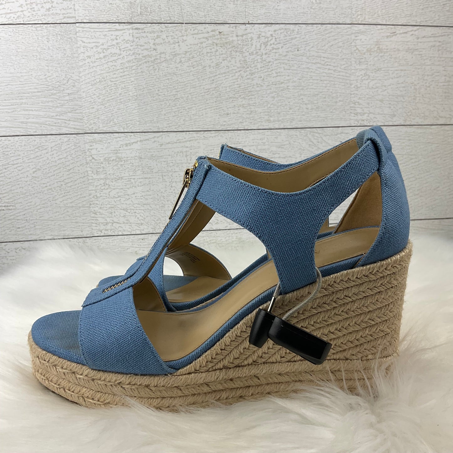 Shoes Designer By Michael Kors In Blue, Size: 9.5