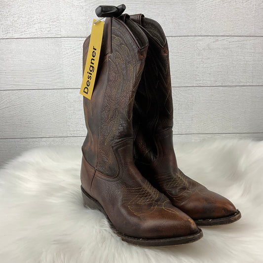 Boots Designer By Frye In Brown, Size: 5.5