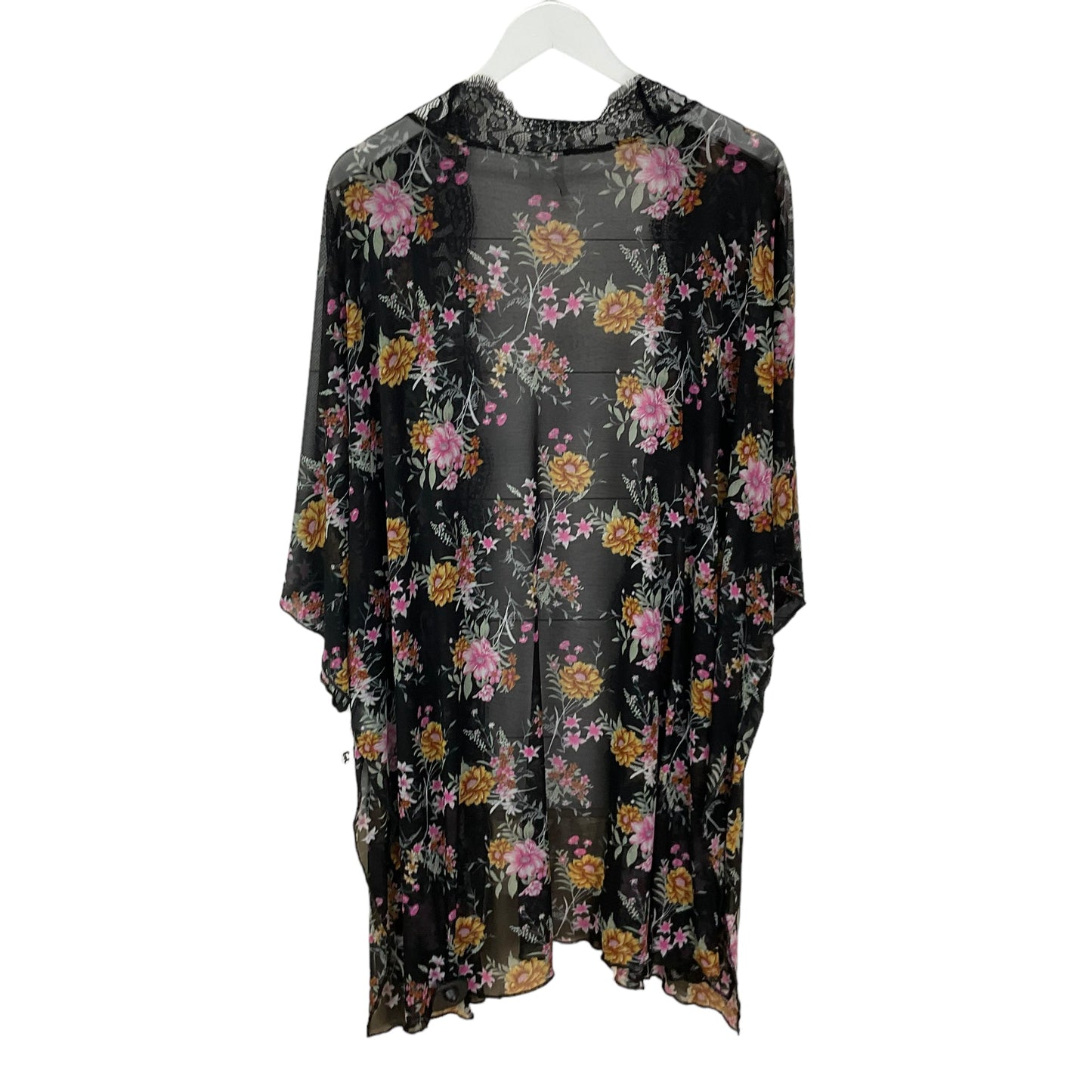 Kimono By Cato In Floral Print, Size: L