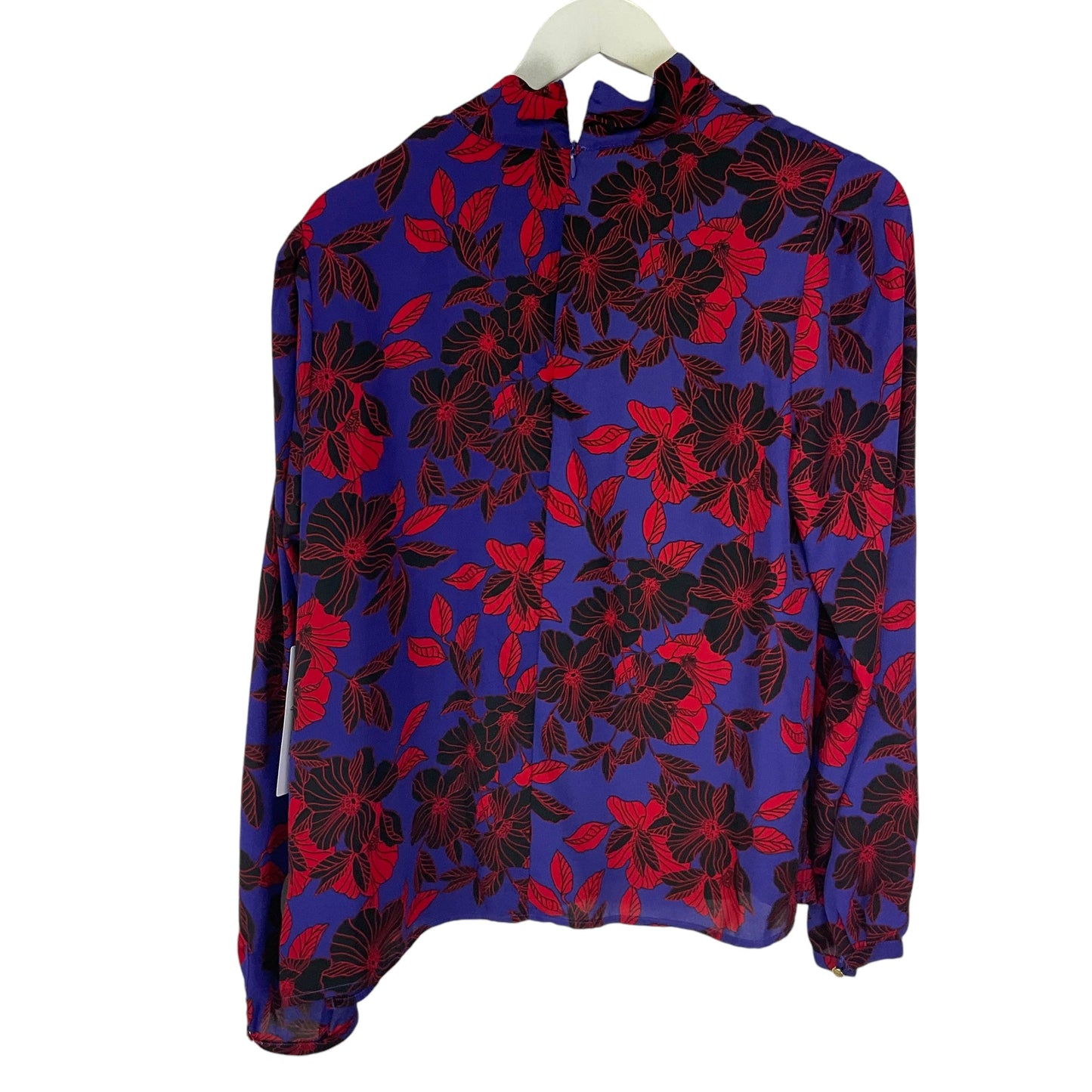 Top Long Sleeve By Liz Claiborne In Floral Print, Size: S