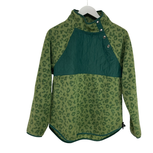 Jacket Fleece By J Crew In Green, Size: S