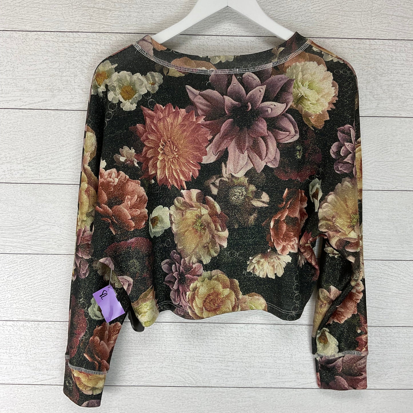 Floral Print Top Long Sleeve Altard State, Size S