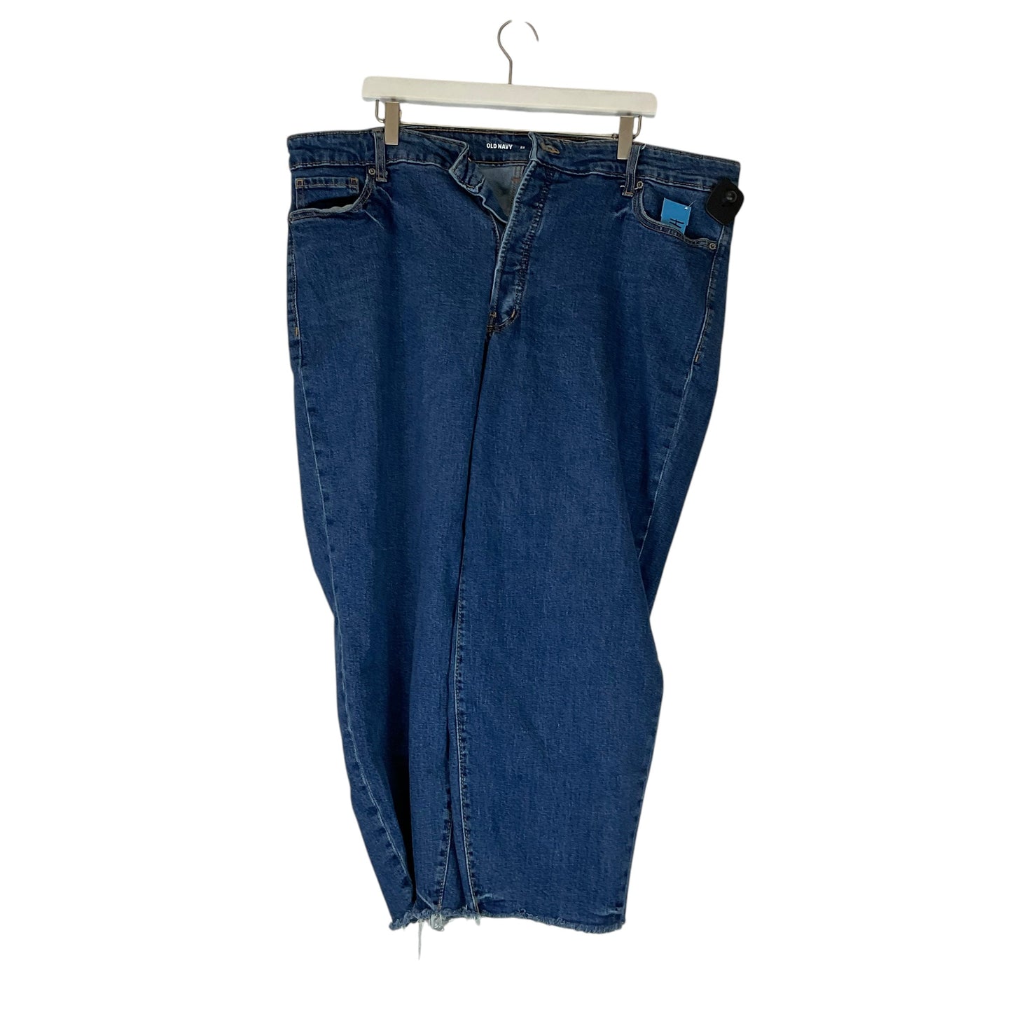 Jeans Straight By Old Navy In Blue Denim, Size: 22