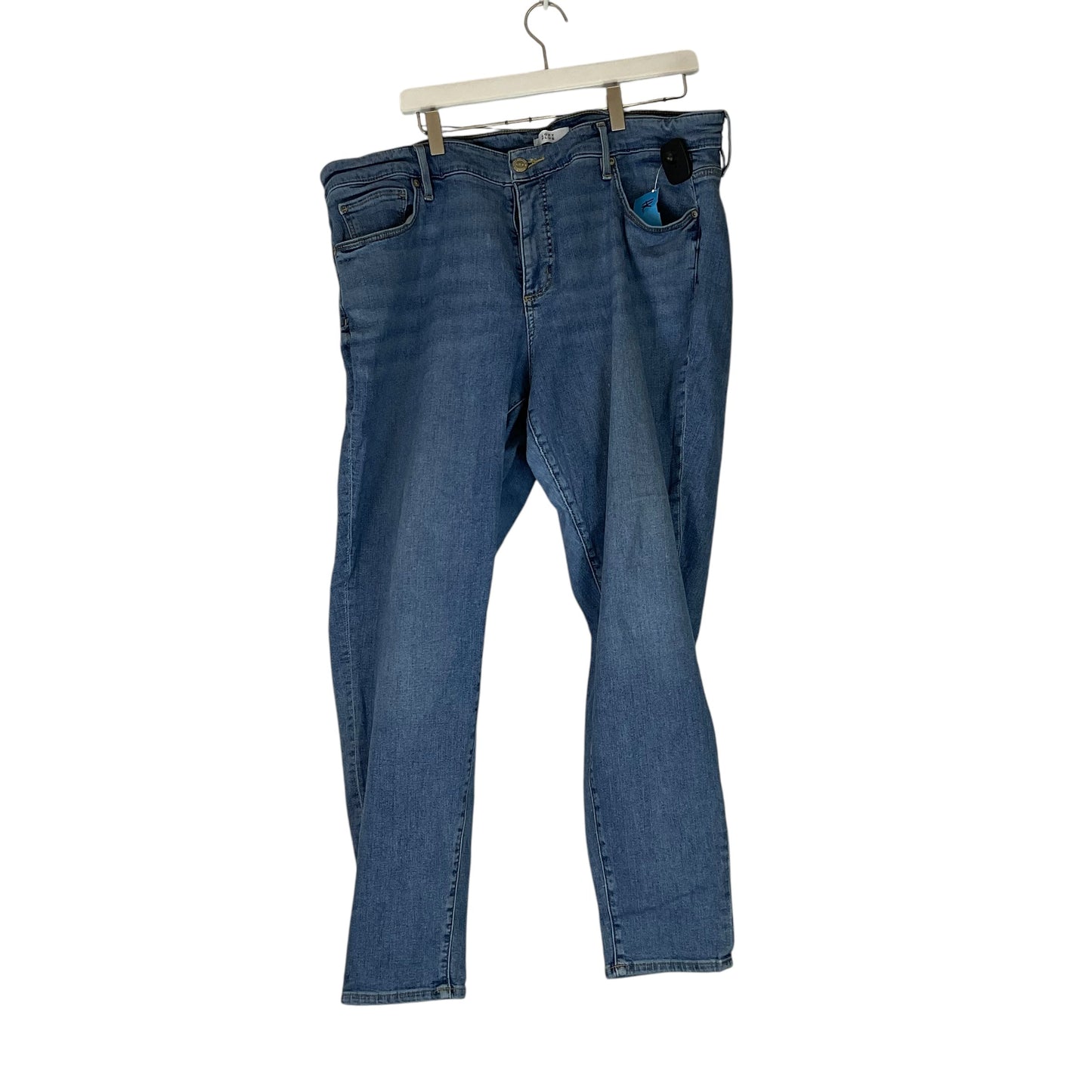 Jeans Skinny By Loft In Blue Denim, Size: 20