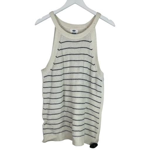 Top Sleeveless By Old Navy In White, Size: Xl