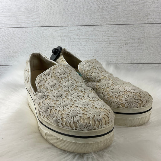 Shoes Designer By Stella Mccartney In Cream, Size: 8.5