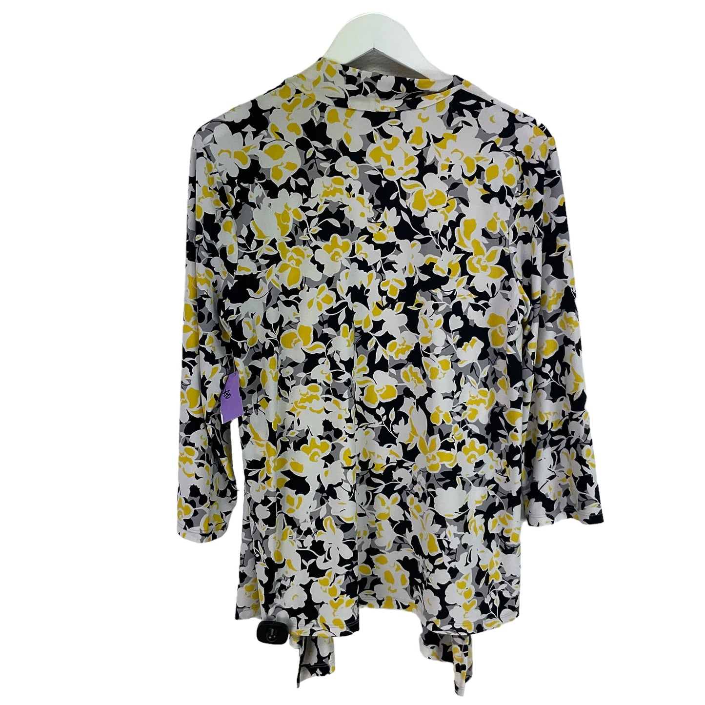 Cardigan By Kasper In Yellow, Size: M