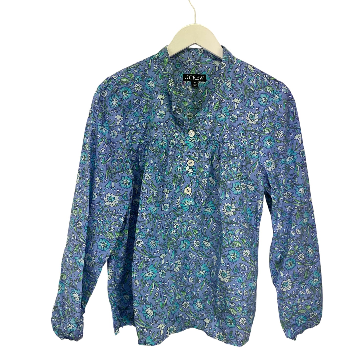 Top Long Sleeve By J. Crew In Blue, Size: M