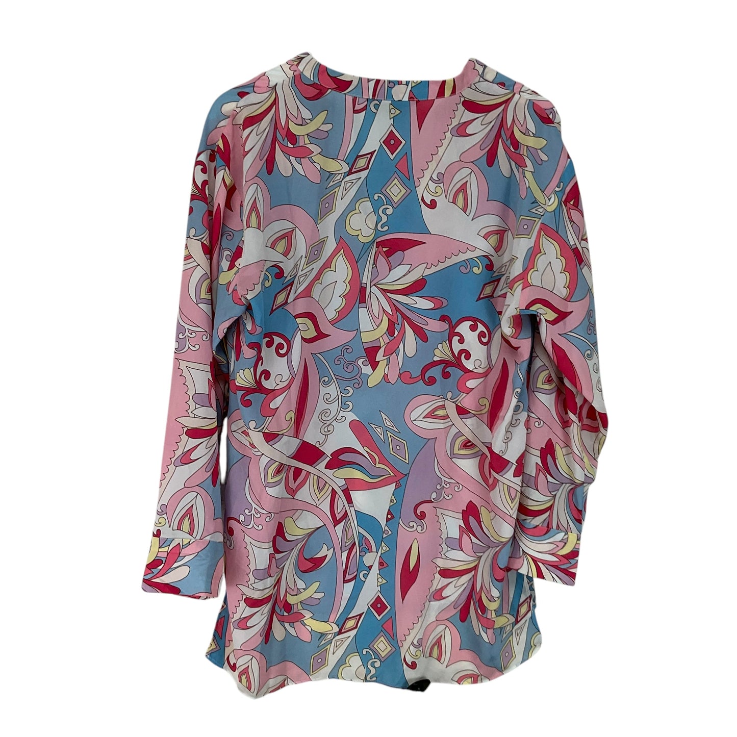 Top Long Sleeve By Zac And Rachel In Multi-colored, Size: M