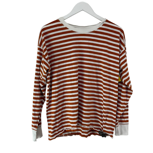 Top Long Sleeve By J. Crew In Striped Pattern, Size: L