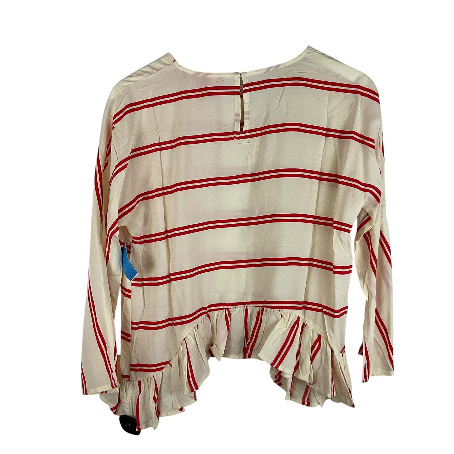 Top Long Sleeve By Catherine Malandrino In Cream, Size: M