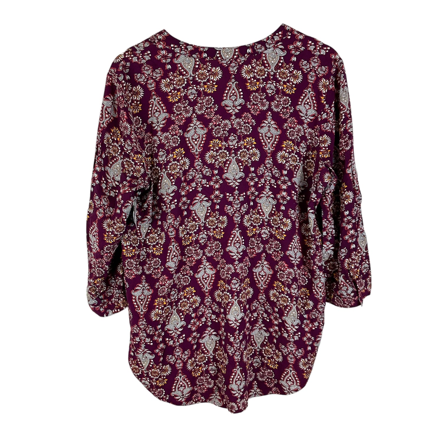 Top Long Sleeve By St John Collection In Purple, Size: S