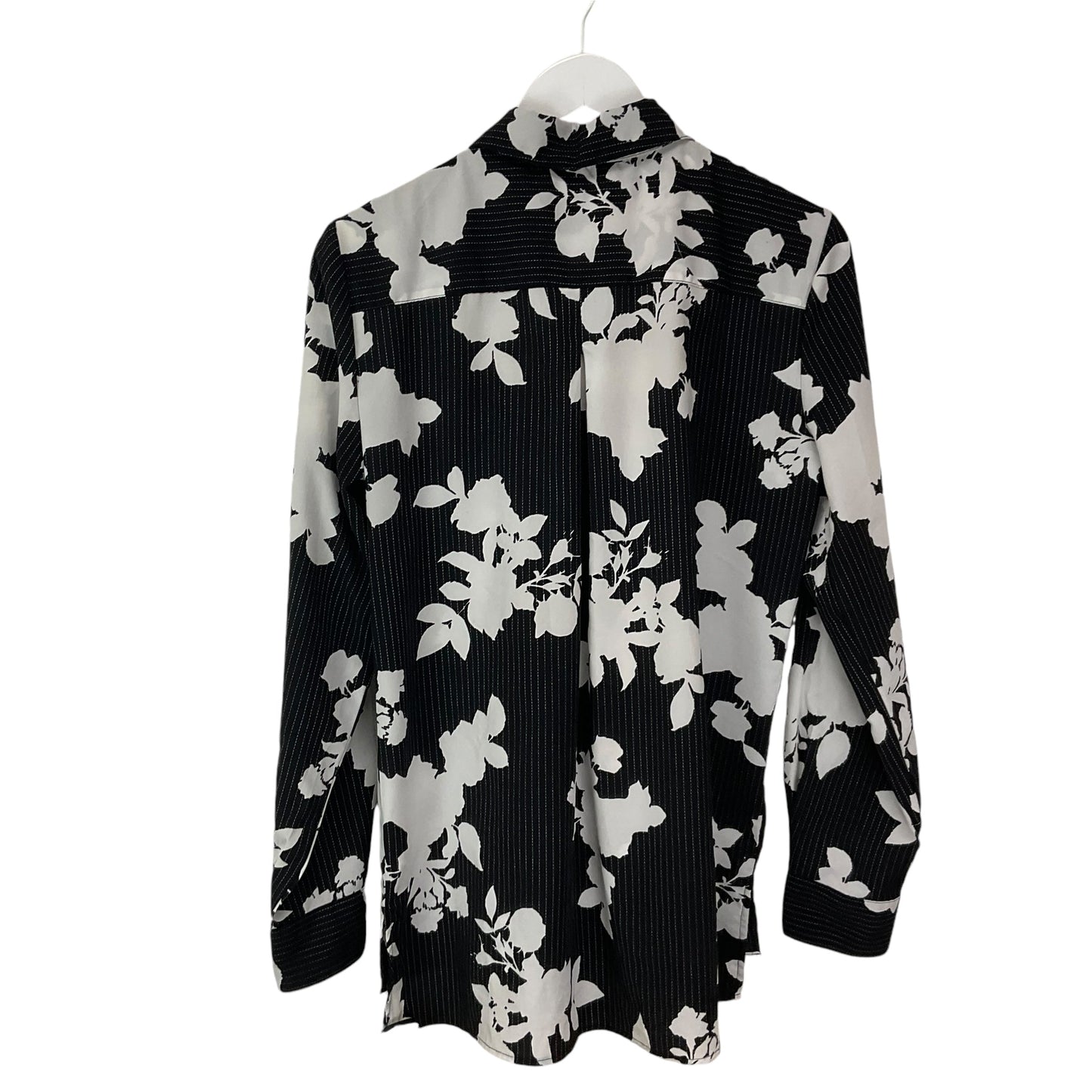 Blouse Long Sleeve By Ellen Tracy In Black, Size: M