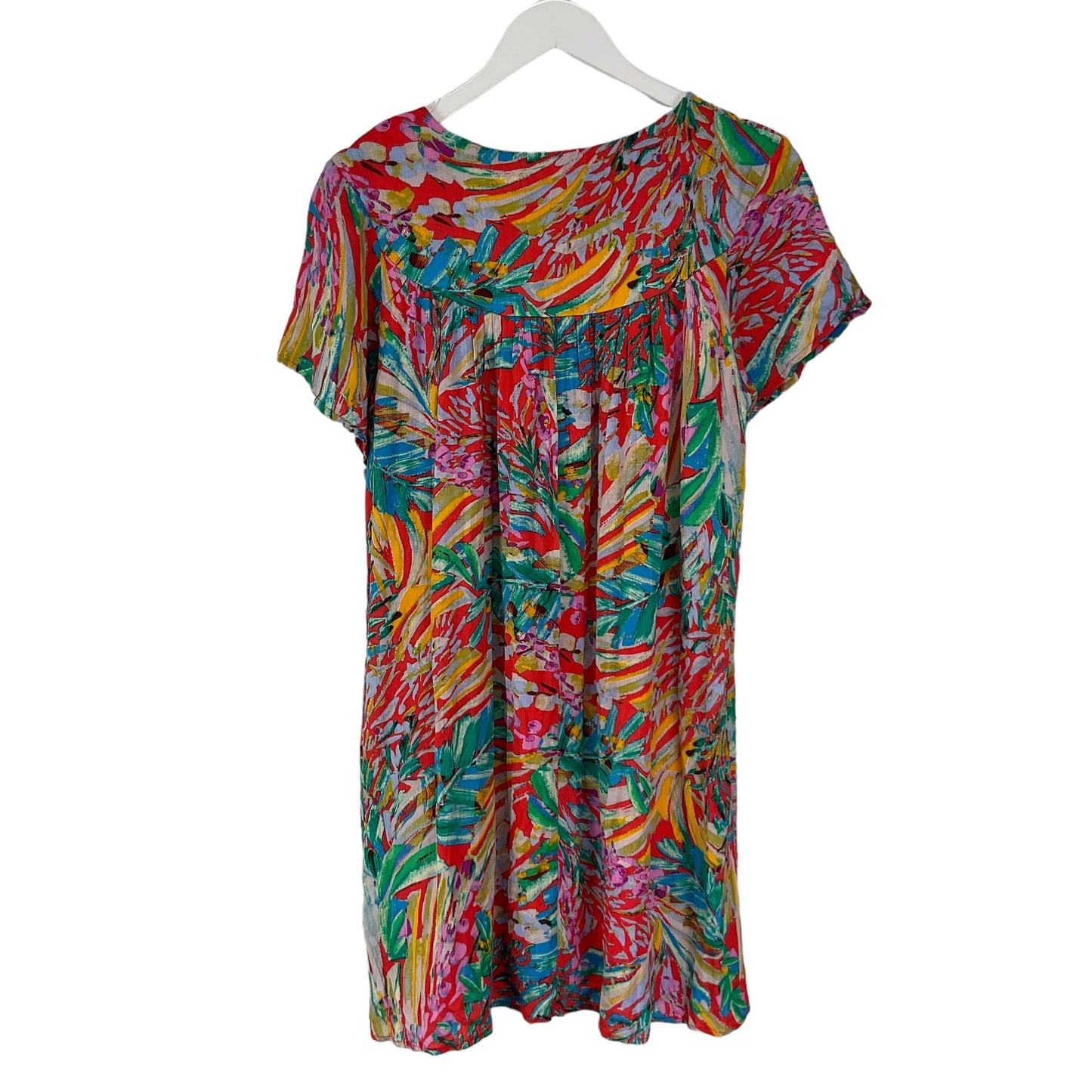 Dress Casual Midi By Andree By Unit In Multi-colored, Size: L