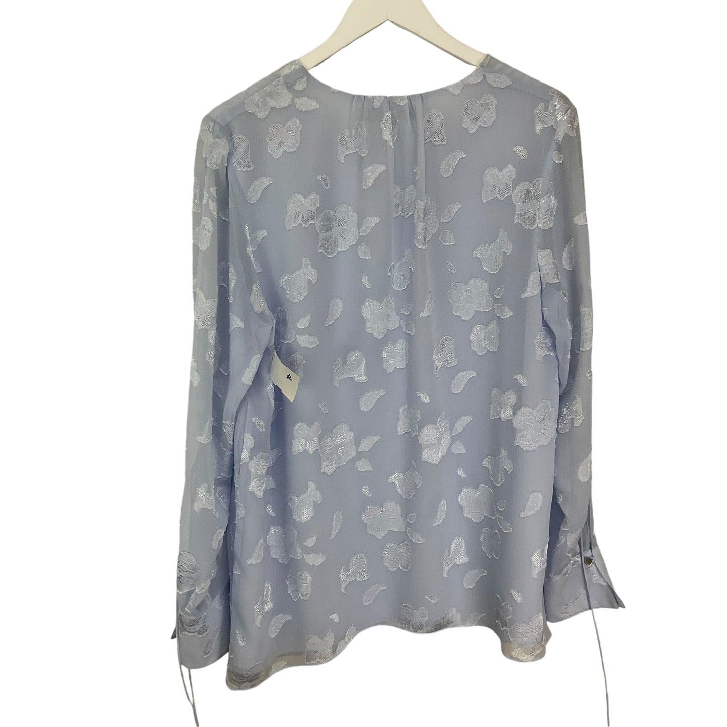 Top Long Sleeve By Ellen Tracy In Blue, Size: L