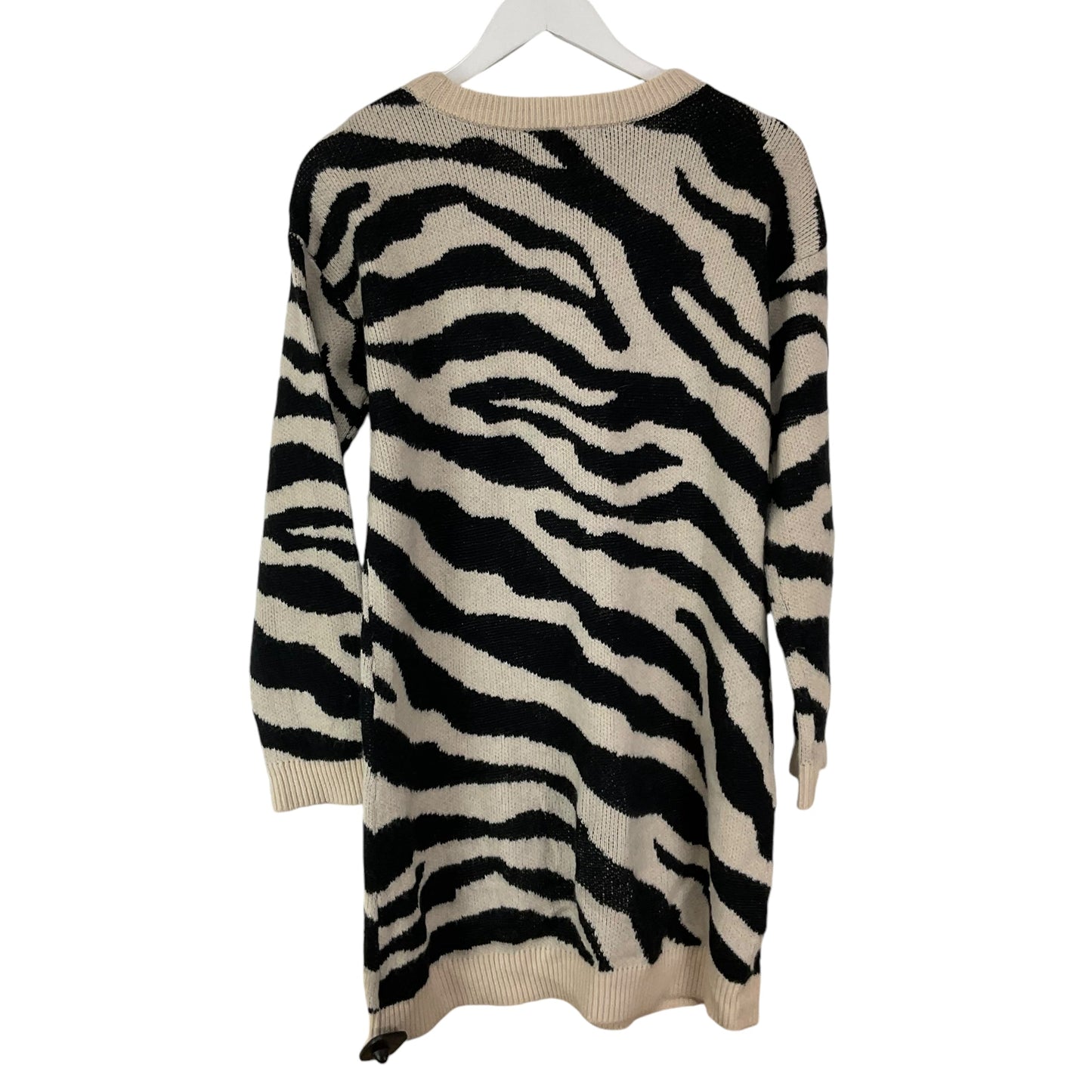 Sweater By Bb Dakota In Black & Cream, Size: M