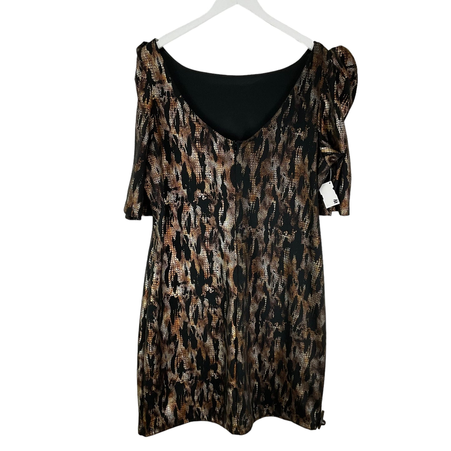 Dress Casual Midi By Ashley Stewart In Animal Print, Size: Xl