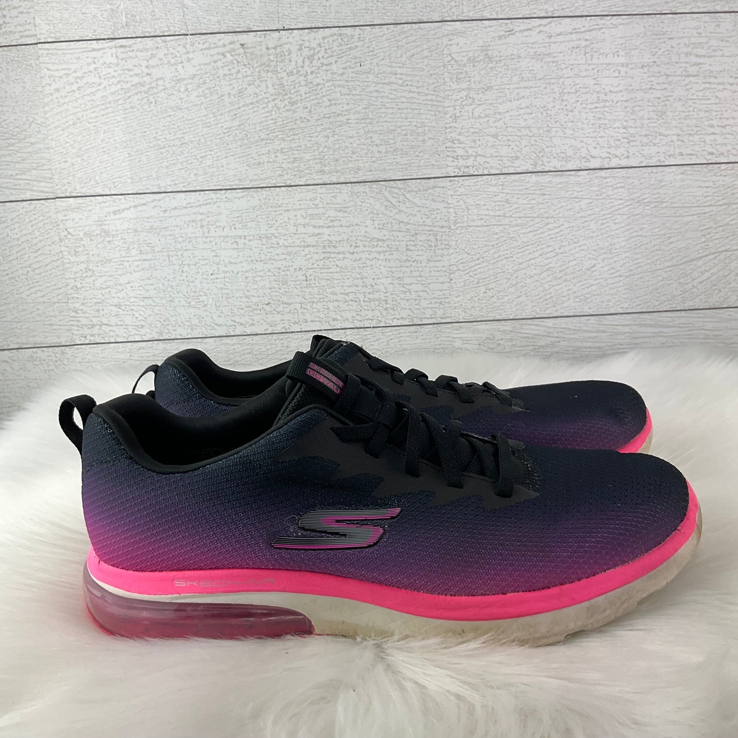 Shoes Athletic By Skechers In Pink & Purple, Size: 9