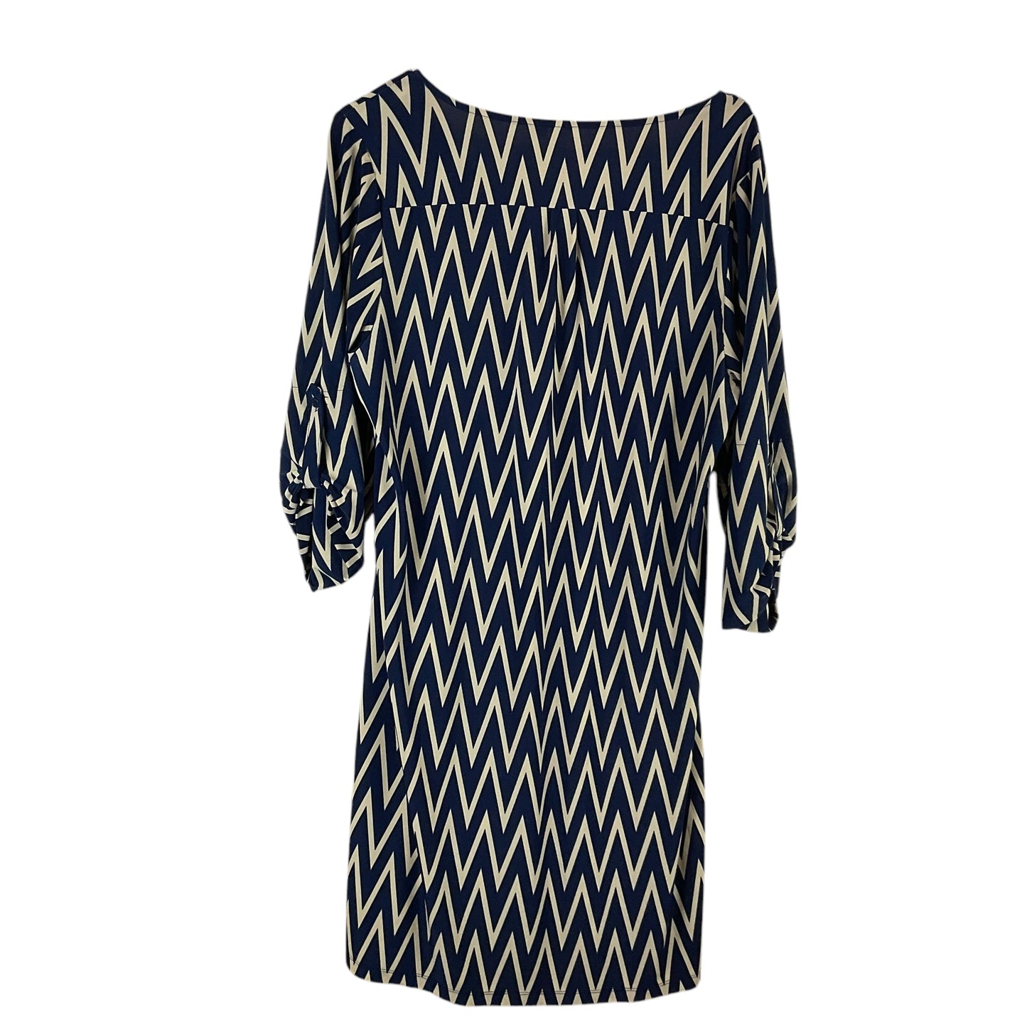 Dress Casual Midi By Tacera In Navy, Size: 1x