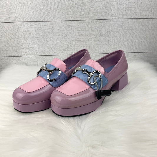 Shoes Heels Block By Jeffery Campbell In Pink & Purple, Size: 8.5