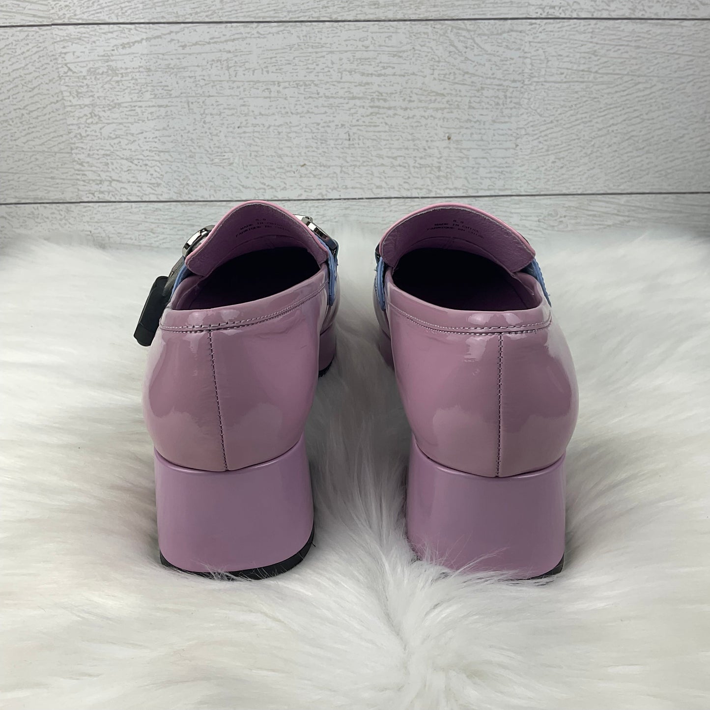 Shoes Heels Block By Jeffery Campbell In Pink & Purple, Size: 8.5